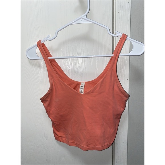 lululemon athletica Tops - Lululemon Align Women's Coral Atheltic Tank Top Size 6